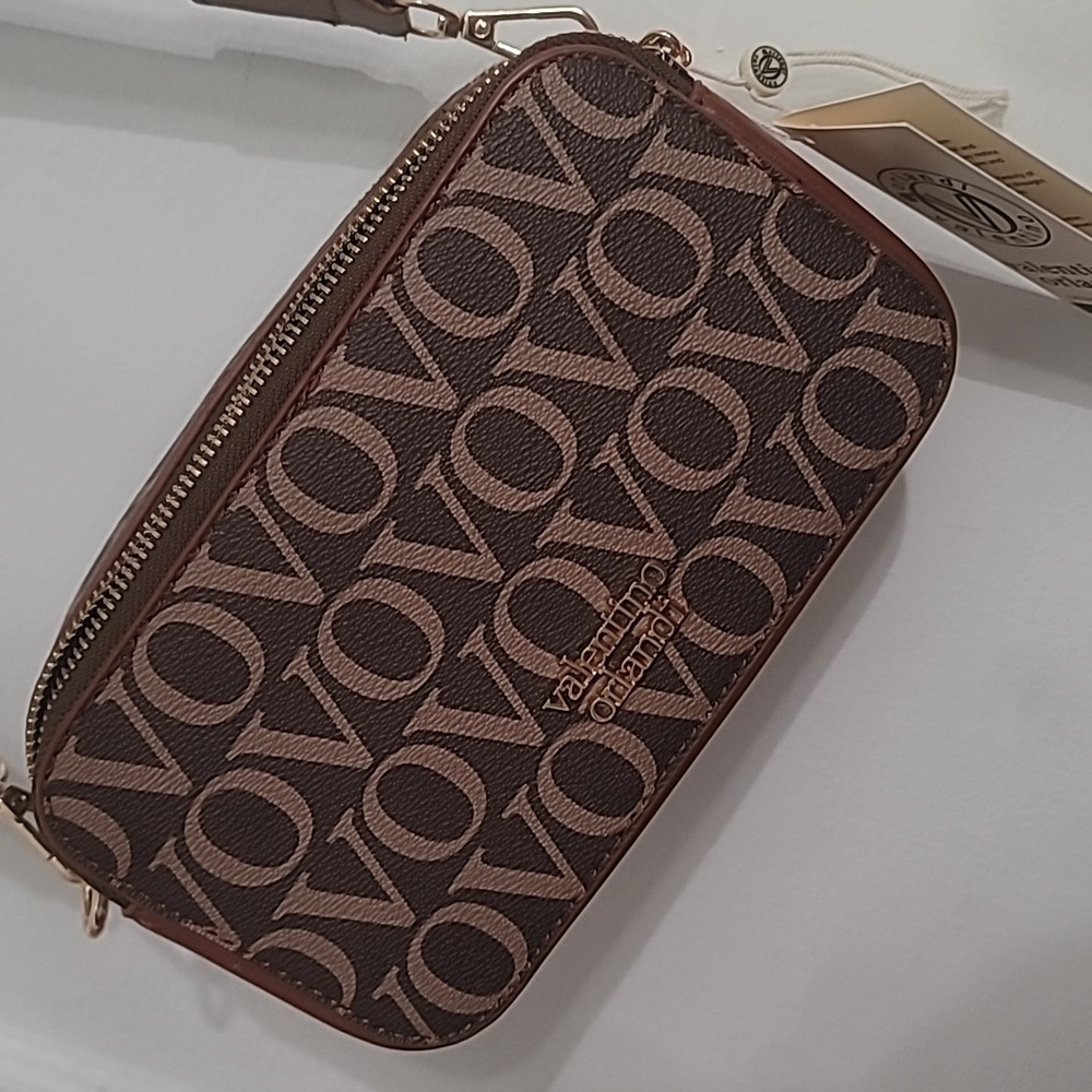 Brand New Valentino Orlando  Crossbody/camera bag, double zipper.